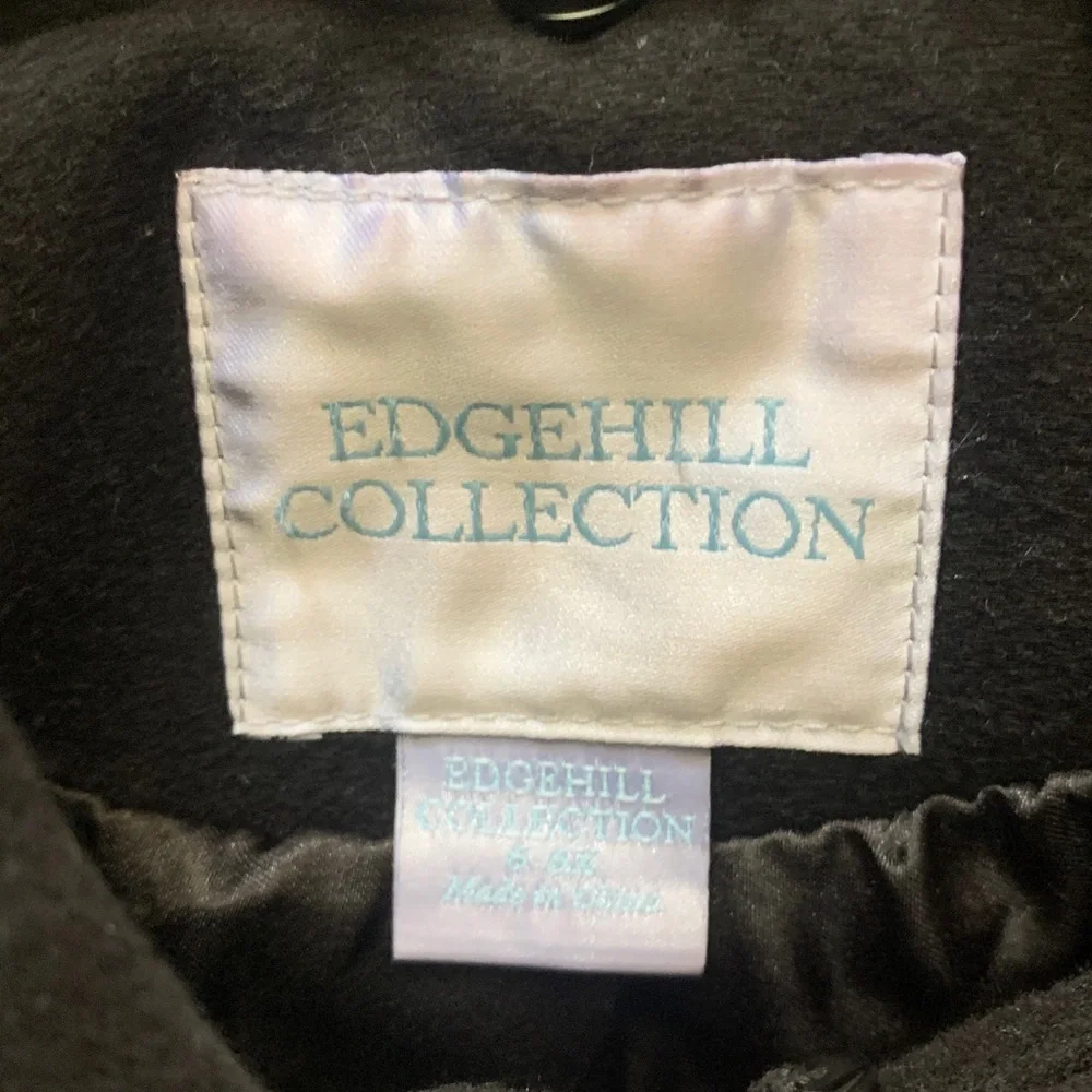 EdgeHill Collection Black Toddler‎ Girls Coat